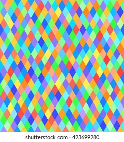Rhombus pattern. Vector seamless background