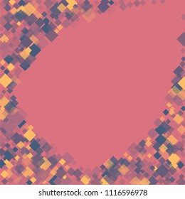 Rhombus pink minimal geometric cover template of isolated elements.Future geometric template rhombus pink. Used as print, card, backdrop, template, texture, background, wallpaper, banner, border