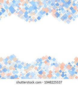 Rhombus print minimal geometric cover template of isolated elements.Future geometric cover rhombus print. Used as print, card, backdrop, template, texture, background, wallpaper, banner, border
