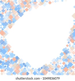 Rhombus print minimal geometric cover template of isolated elements.Future geometric cover rhombus print. Used as print, card, backdrop, template, texture, background, wallpaper, banner, border