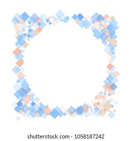 Rhombus print minimal geometric cover template of isolated elements.Future geometric cover rhombus print. Used as print, card, backdrop, template, texture, background, wallpaper, banner, border