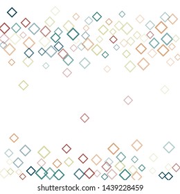 Rhombus print minimal geometric cover template of isolated elements.Future geometric cover rhombus print. Used as print, card, backdrop, template, texture, background, wallpaper, banner, border