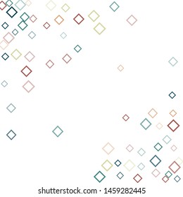 Rhombus print minimal geometric cover template of isolated elements.Future geometric cover rhombus print. Used as print, card, backdrop, template, texture, background, wallpaper, banner, border