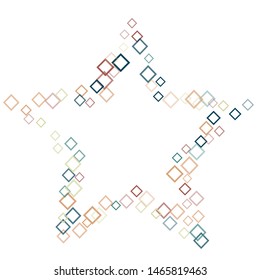 Rhombus print minimal geometric cover template of isolated elements.Future geometric cover rhombus print. Used as print, card, backdrop, template, texture, background, wallpaper, banner, border