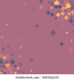 Rhombus purple minimal geometric cover template of isolated elements.Future geometric template rhombus purple. Used as print, card, backdrop, template, texture, background, wallpaper, banner, border