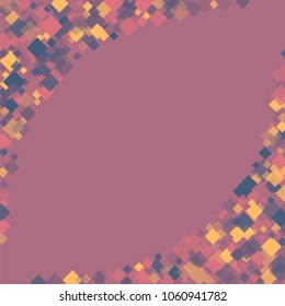 Rhombus purple minimal geometric cover template of isolated elements.Future geometric template rhombus purple. Used as print, card, backdrop, template, texture, background, wallpaper, banner, border