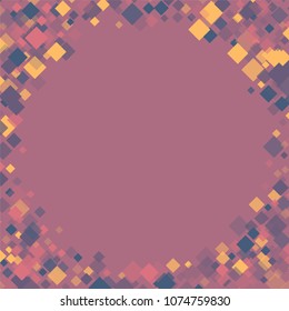Rhombus purple minimal geometric cover template of isolated elements.Future geometric template rhombus purple. Used as print, card, backdrop, template, texture, background, wallpaper, banner, border
