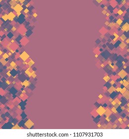 Rhombus purple minimal geometric cover template of isolated elements.Future geometric template rhombus purple. Used as print, card, backdrop, template, texture, background, wallpaper, banner, border