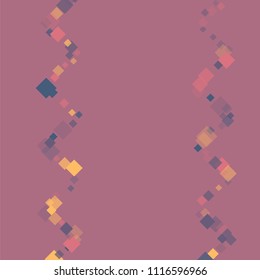 Rhombus purple minimal geometric cover template of isolated elements.Future geometric template rhombus purple. Used as print, card, backdrop, template, texture, background, wallpaper, banner, border
