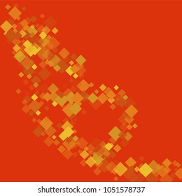 Rhombus red minimal geometric cover template of isolated elements. Future geometric template rhombus red. Used as print, card, backdrop, template, texture, background, wallpaper, banner, border