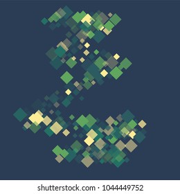 Rhombus retro minimal geometric cover template of isolated elements. Future geometric template rhombus retro. Used as print, card, backdrop, template, texture, background, wallpaper, banner, border