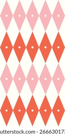 Rhombus seamless pattern design. Vector illustration.