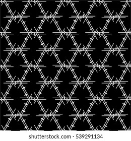 Rhombus seamless pattern. Fashion graphic background design. Modern stylish abstract texture. Monochrome template for prints, textiles, wrapping, wallpaper, website. Vector illustration.