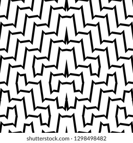 Rhombus seamless pattern with geometric abstract lines background trendy design of illusion art vector illustration for fashion textile print and wrapping.