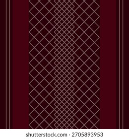 Patrón de rombo sin fisuras, decoración oriental. Diseño de Vector