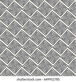 Rhombus seamless pattern.Modern stylish texture.White and black
