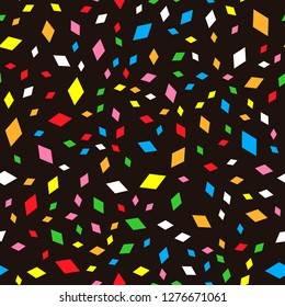 Rhombus Seamless vector EPS 10 
Abstract geometric pattern. Multicolor Figures. Texture for print and Banner. Flat style
