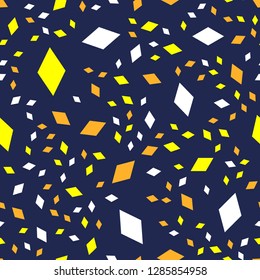 Rhombus Seamless vector EPS 10  geometric pattern. Multicolor Figures. Texture for print and Banner

