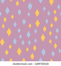 Rhombus Seamless vector EPS 10 Abstract geometric pattern. Multicolor Figures
