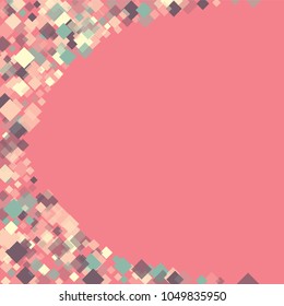 Rhombus shape minimal geometric cover template of isolated elements.Future geometric cover rhombus shape. Used as print, card, backdrop, template, texture, background, wallpaper, banner, border