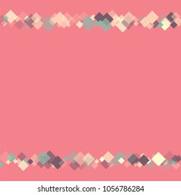 Rhombus shape minimal geometric cover template of isolated elements.Future geometric cover rhombus shape. Used as print, card, backdrop, template, texture, background, wallpaper, banner, border
