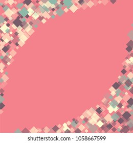 Rhombus shape minimal geometric cover template of isolated elements.Future geometric cover rhombus shape. Used as print, card, backdrop, template, texture, background, wallpaper, banner, border