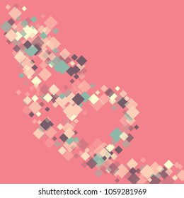 Rhombus shape minimal geometric cover template of isolated elements.Future geometric cover rhombus shape. Used as print, card, backdrop, template, texture, background, wallpaper, banner, border
