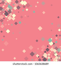 Rhombus shape minimal geometric cover template of isolated elements.Future geometric cover rhombus shape. Used as print, card, backdrop, template, texture, background, wallpaper, banner, border