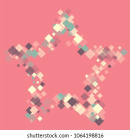 Rhombus shape minimal geometric cover template of isolated elements.Future geometric cover rhombus shape. Used as print, card, backdrop, template, texture, background, wallpaper, banner, border