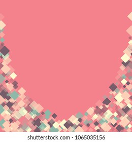 Rhombus shape minimal geometric cover template of isolated elements.Future geometric cover rhombus shape. Used as print, card, backdrop, template, texture, background, wallpaper, banner, border