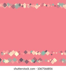Rhombus shape minimal geometric cover template of isolated elements.Future geometric cover rhombus shape. Used as print, card, backdrop, template, texture, background, wallpaper, banner, border
