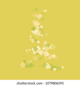 Rhombus shape minimal geometric cover template of isolated elements.Future geometric cover rhombus shape. Used as print, card, backdrop, template, texture, background, wallpaper, banner, border