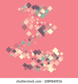 Rhombus shape minimal geometric cover template of isolated elements.Future geometric cover rhombus shape. Used as print, card, backdrop, template, texture, background, wallpaper, banner, border