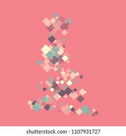 Rhombus shape minimal geometric cover template of isolated elements.Future geometric cover rhombus shape. Used as print, card, backdrop, template, texture, background, wallpaper, banner, border