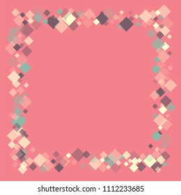 Rhombus shape minimal geometric cover template of isolated elements.Future geometric cover rhombus shape. Used as print, card, backdrop, template, texture, background, wallpaper, banner, border