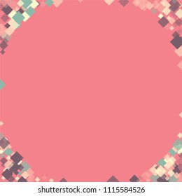 Rhombus shape minimal geometric cover template of isolated elements.Future geometric cover rhombus shape. Used as print, card, backdrop, template, texture, background, wallpaper, banner, border