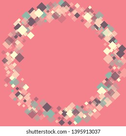 Rhombus shape minimal geometric cover template of isolated elements.Future geometric cover rhombus shape. Used as print, card, backdrop, template, texture, background, wallpaper, banner, border
