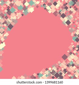 Rhombus shape minimal geometric cover template of isolated elements.Future geometric cover rhombus shape. Used as print, card, backdrop, template, texture, background, wallpaper, banner, border