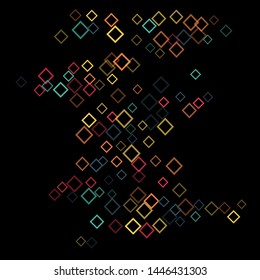 Rhombus shape minimal geometric cover template of isolated elements.Future geometric cover rhombus shape. Used as print, card, backdrop, template, texture, background, wallpaper, banner, border
