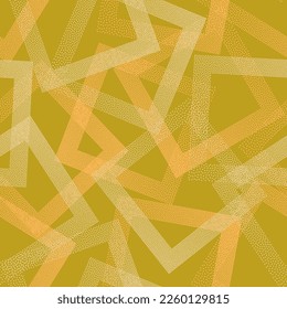 Formas de Rhombus de los puntos vectores geométricos sin costura. Fondo interminable geométrico con textura de puntos. Los cuadrados de gradiente de los puntos de chevron se adornan sin fisuras. Papel de escritorio impreso. Patrón de gruñido