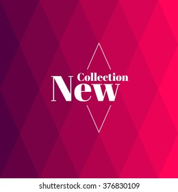 Rhombus and square shape for new collection. Abstract Rhombus Geometric Background. Modern Geometric. Rhombus Design Template
