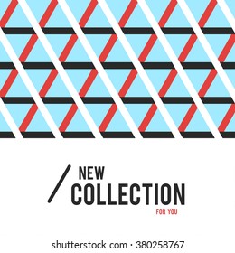 Rhombus and square shape for new collection. Abstract Rhombus Geometric Background. Modern Geometric. Rhombus Design Template