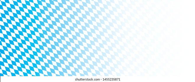 Rhombus structure with bavarian national colors. Eps 10 vector file. 
