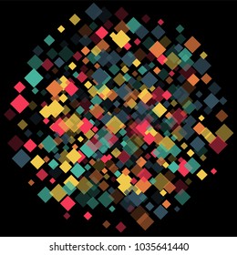 Rhombus template minimal geometric cover template of isolated elements.Future geometric cover rhombus template. Used as print, card, backdrop, template, texture, background, wallpaper, banner, border