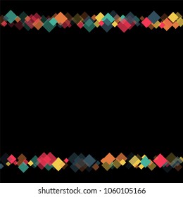 Rhombus template minimal geometric cover template of isolated elements.Future geometric cover rhombus template. Used as print, card, backdrop, template, texture, background, wallpaper, banner, border