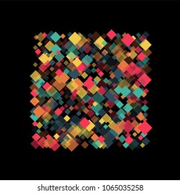 Rhombus template minimal geometric cover template of isolated elements.Future geometric cover rhombus template. Used as print, card, backdrop, template, texture, background, wallpaper, banner, border