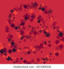 Rhombus template minimal geometric cover template of isolated elements.Future geometric cover rhombus template. Used as print, card, backdrop, template, texture, background, wallpaper, banner, border