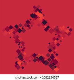 Rhombus template minimal geometric cover template of isolated elements.Future geometric cover rhombus template. Used as print, card, backdrop, template, texture, background, wallpaper, banner, border