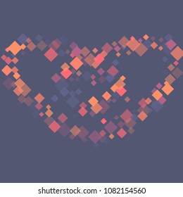 Rhombus texture minimal geometric cover template of isolated elements.Future geometric cover rhombus texture. Used as print, card, backdrop, template, texture, background, wallpaper, banner, border