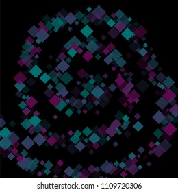 Rhombus texture minimal geometric cover template of isolated elements.Future geometric cover rhombus texture. Used as print, card, backdrop, template, texture, background, wallpaper, banner, border